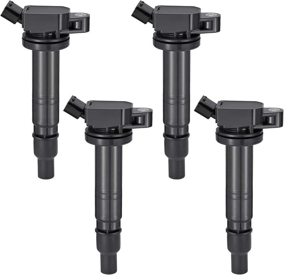 BDFHYK Ignition Coil Packs Compatible with Lexus GS F IS F IS500 LC500 RC F, Compatible with Toyota 4Runner Camry Corolla FJ Cruiser Matrix Solara Tacoma Tundra 2.4L 2.7L 5.0L, Coil for UF495 Set of 4