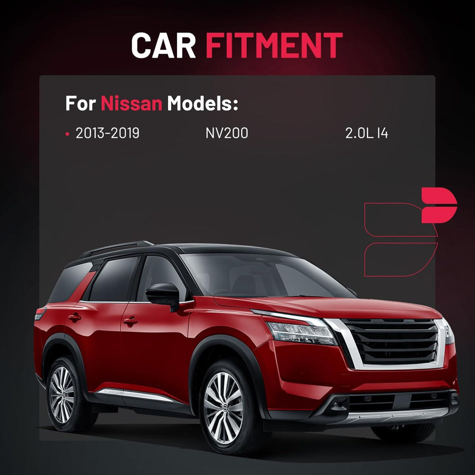 BDFHYK 4 Ignition Coil Pack UF708 and 4 Iridium Spark Plug 91187 Compatible with Nissan NV200 2.0L l4 2013 2014 2015 2016 2017 2018 2019 Coil for IC812 PR4011 PPCUC16 22448-1KT0A 2505-302211