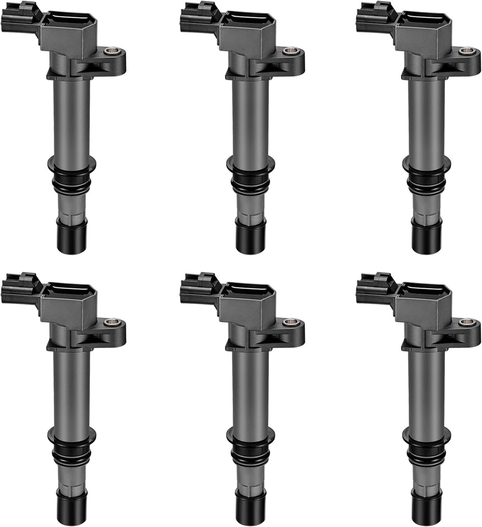 BDFHYK Ignition Coil Pack UF270 Set of 6 Compatible with Jeep Liberty Commander Dodge Ram Dakota Durango Nitro Mitsubishi Raider 3.7L V6 Replacement for UF297 UF399 IC243 C1231