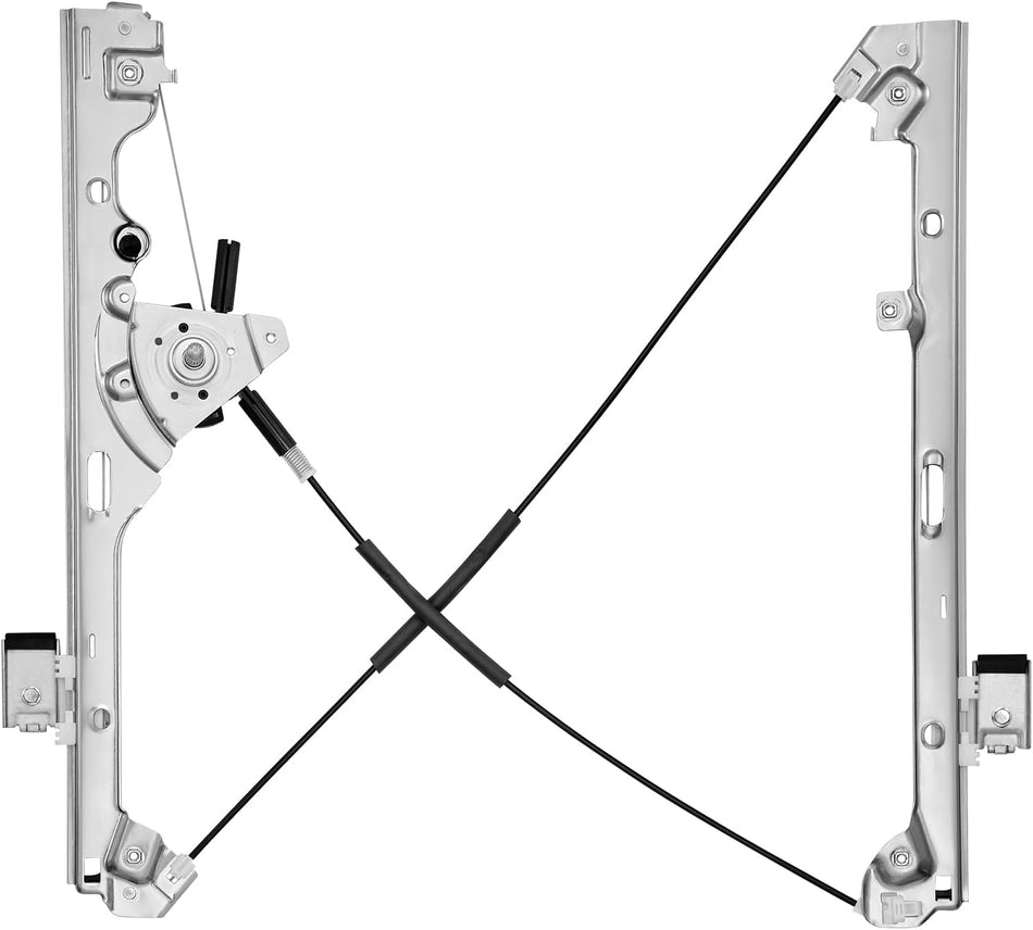BDFHYK 740-518 Power Window Regulator Without Motor Front Right for 2002-2006 Cadillac Escalade EXT Chevy Avalanche Silverado Suburban 1500 2500 3500 HD Classic Tahoe GMC Sierra Yukon XL 2003 2004