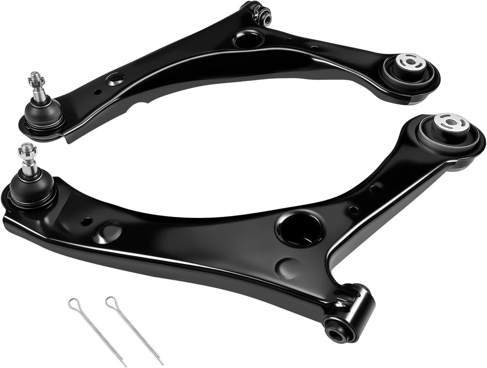 BDFHYK Control Arms 2pcs,with Ball Joint Compatible with Chrysler Town & Country 2008-2016, Compatible with Dodge Grand Caravan 2008-2020, Compatible with Ram C/V 2012-2015 Replace K622034,K622033