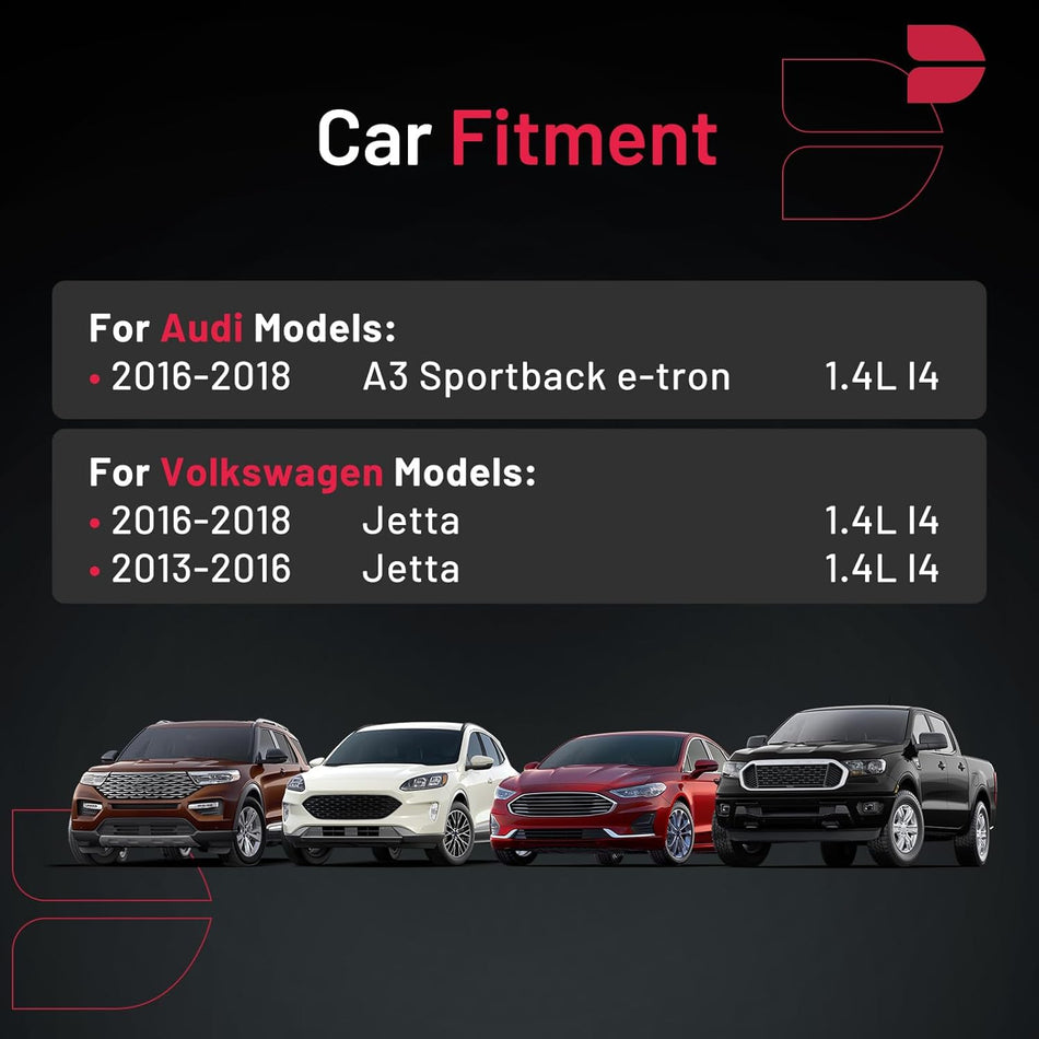 BDFHYK 95463 Platinum Iridium Spark Plugs Compatible with Audi 2016-2018 A3 Sportback e-tron,Compatible with Volkswagen 2013-2016 Jetta FHEV, 2016-2018 Jetta GAS Replacement for PKER7A8EGS Set of 4