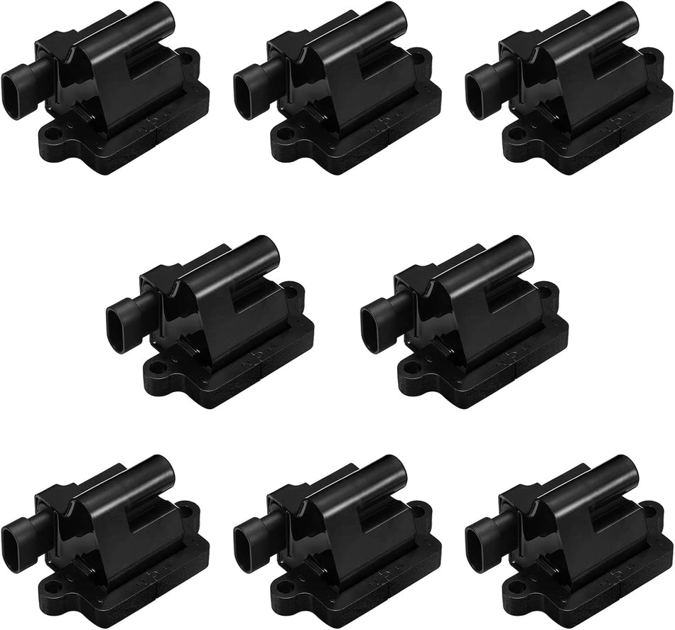 BDFHYK Pack of 8 Ignition Coils Compatible with Escalade Avalanche Silverado Suburban Tahoe Topkick Savanna Sierra Yukon 1999-2009 4.8L 5.3L 6.0L 8.1L H6T55171ZC 3859078 C1208 UF-271