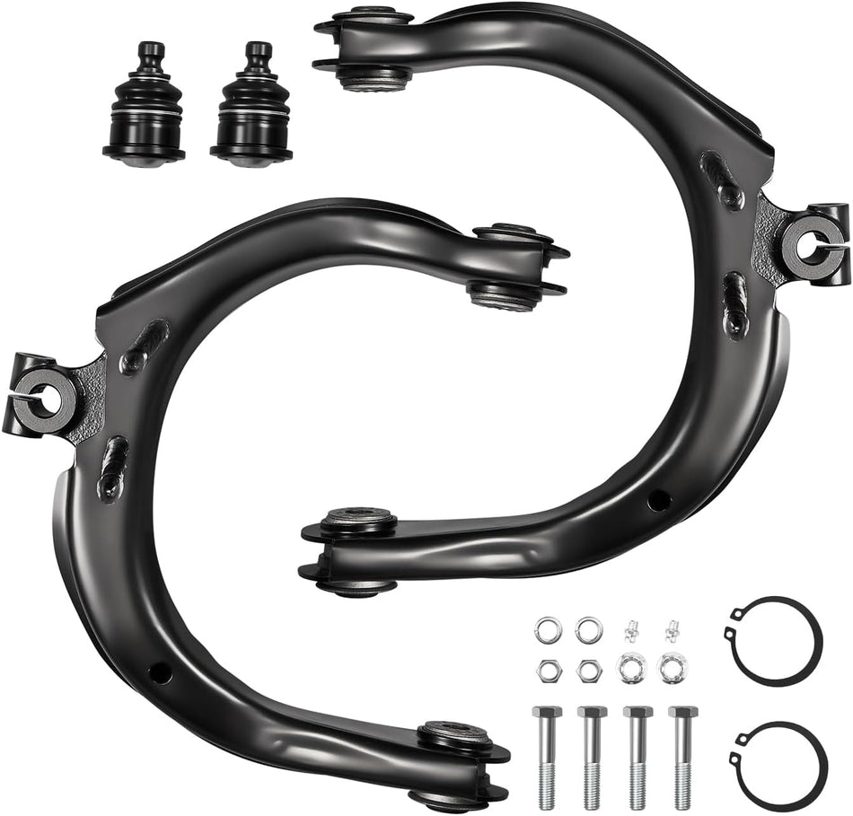 BDFHYK Control Arms 4pcs,with Ball Joint Compatible with Chevrolet SSR/TrailBlazer/TrailBlazer EXT 2002-2009, Compatible with GMC Envoy XL/Envoy XUV 2002-2009 Replace K640294,K640293,K6664