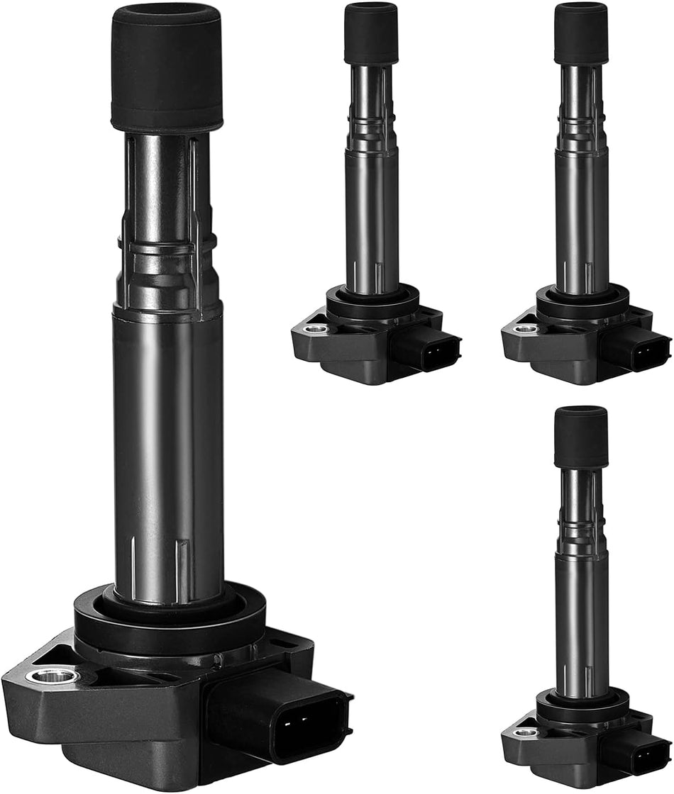 BDFHYK Ignition Coils C1460 Compatible with Honda Civic, Compatible with Acura EL L4 1.7L UF400 5C1451 E1012 UF-307 30520-P8E-A00 (set of 4)