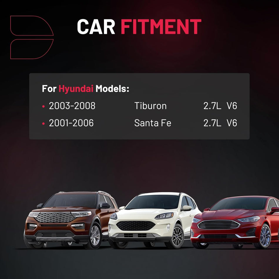 BDFHYK Ignition Coil Packs Compatible with Hyundai 2003-2008 Tiburon 2.7L V6, 2001-2006 Santa Fe 2.7L V6,Coil for 2730137120 UF357 Set of 1