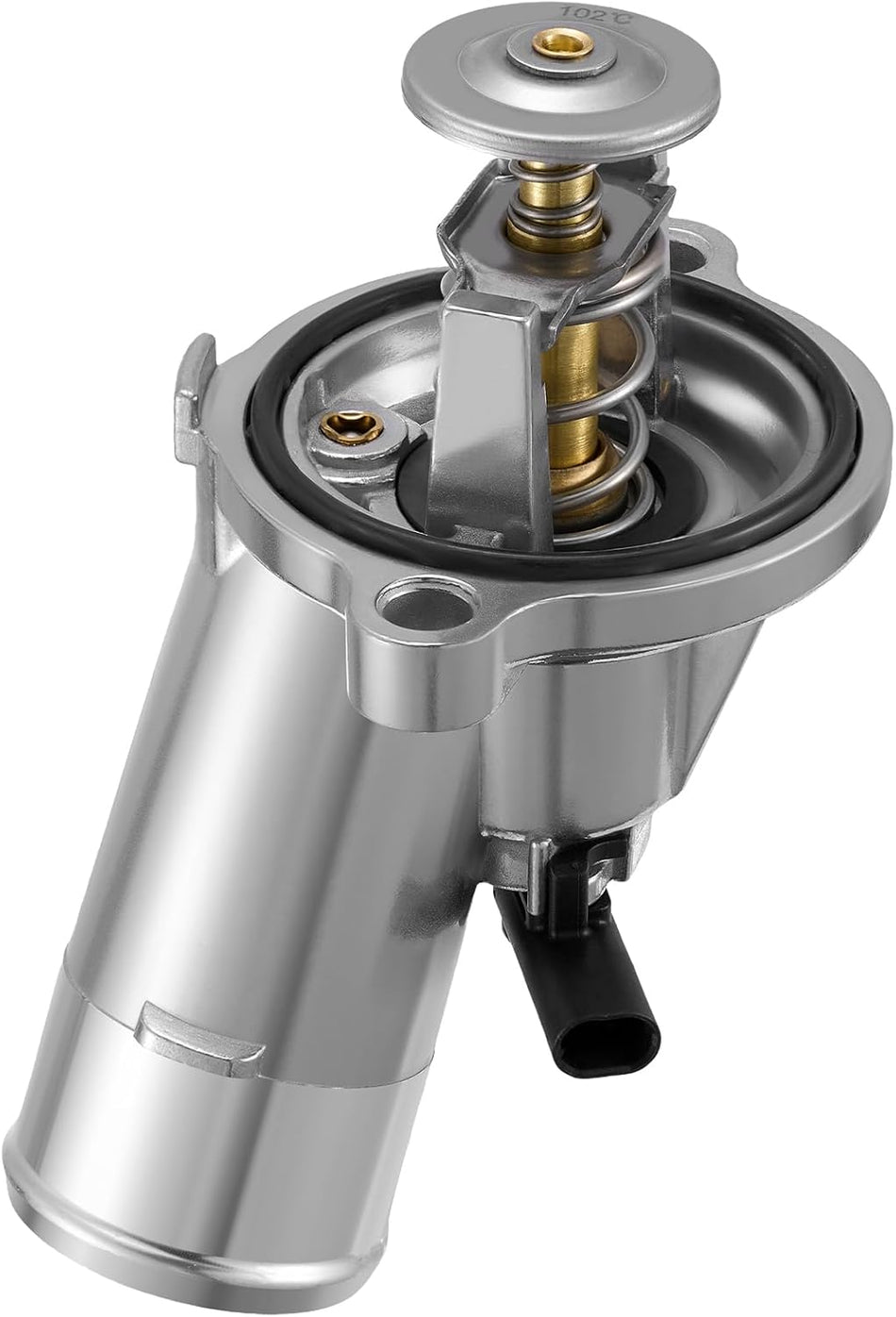 BDFHYK 902-3045 Upgrade Aluminium Coolant Thermostat Housing Assembly Compatible with Ram 2014-2022 2500, 2014-2022 3500, 2019-2022 4000, 2014-2022 4500, 2014-2022 5500