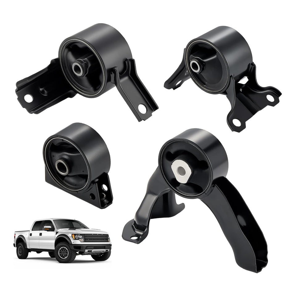 BDFHYK 4PCS Engine Motor and Trans Mounts Compatible with Dodge Caliber 2007-2012 L4 2.0L/L4 2.4L,Compatible with Jeep Compass 2007-2017 L4 2.0L/L4 2.4L Replace 3130 A5415 EM3130,3131 A5416