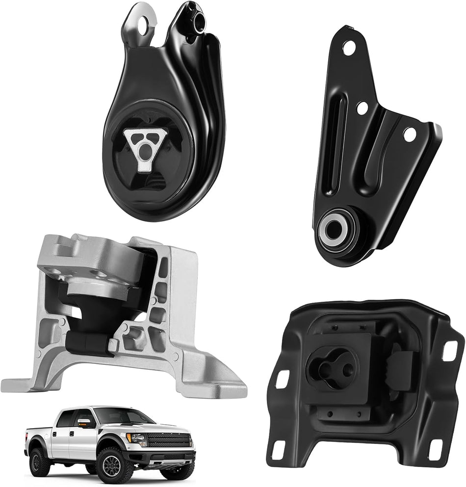 BDFHYK 4PCS Engine Motor and Trans Mounts Compatible with Mazda 3 2010 2.0L L4 Replace A4405,A4420,A4418,A4402,