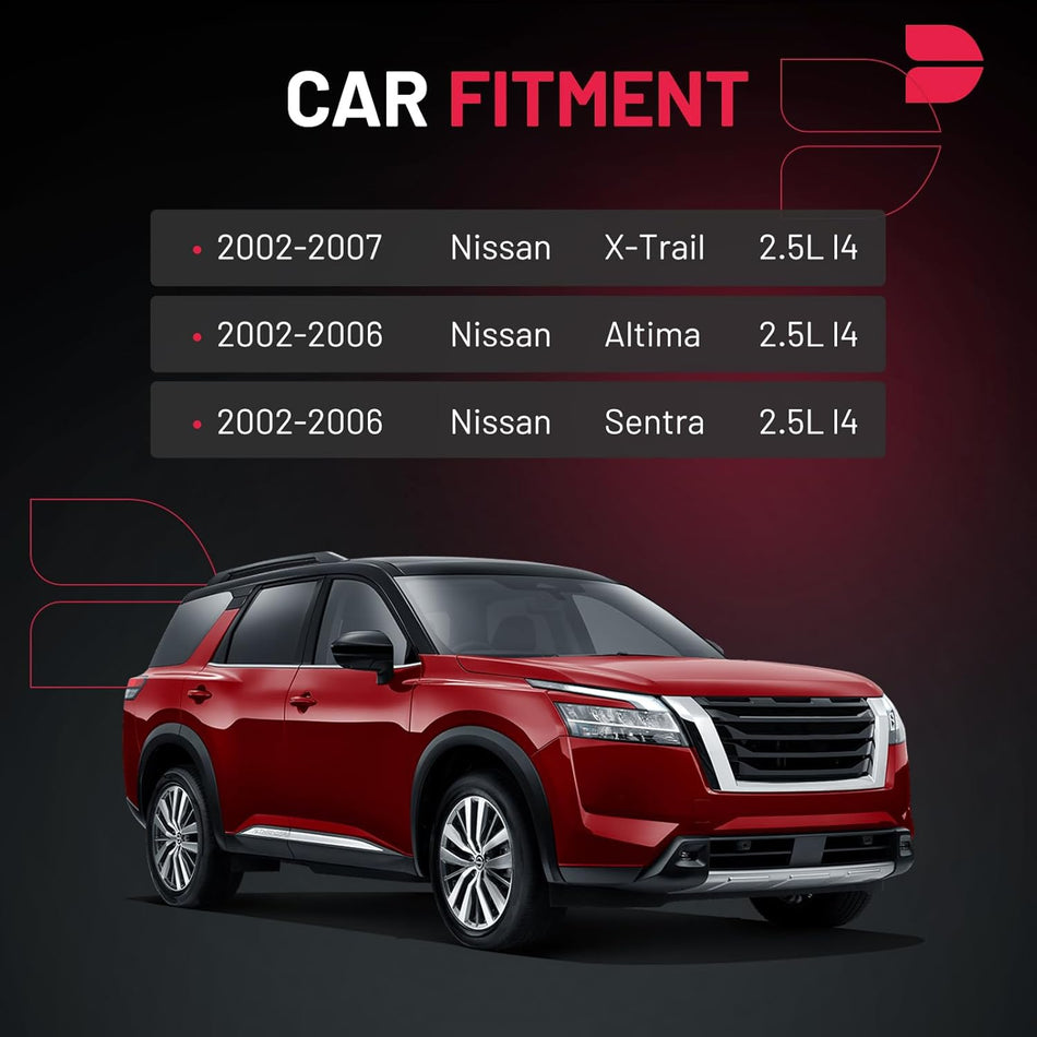 BDFHYK Ignition Coils Pack Compatible with Nissan Altima Sentra X-Trail l4 2.5L Coil for UF350 224488H3 C1398 22448-8H315 22448-8H310 22448-8H300 22448-8H311 1788319 5C1395 Set of 4