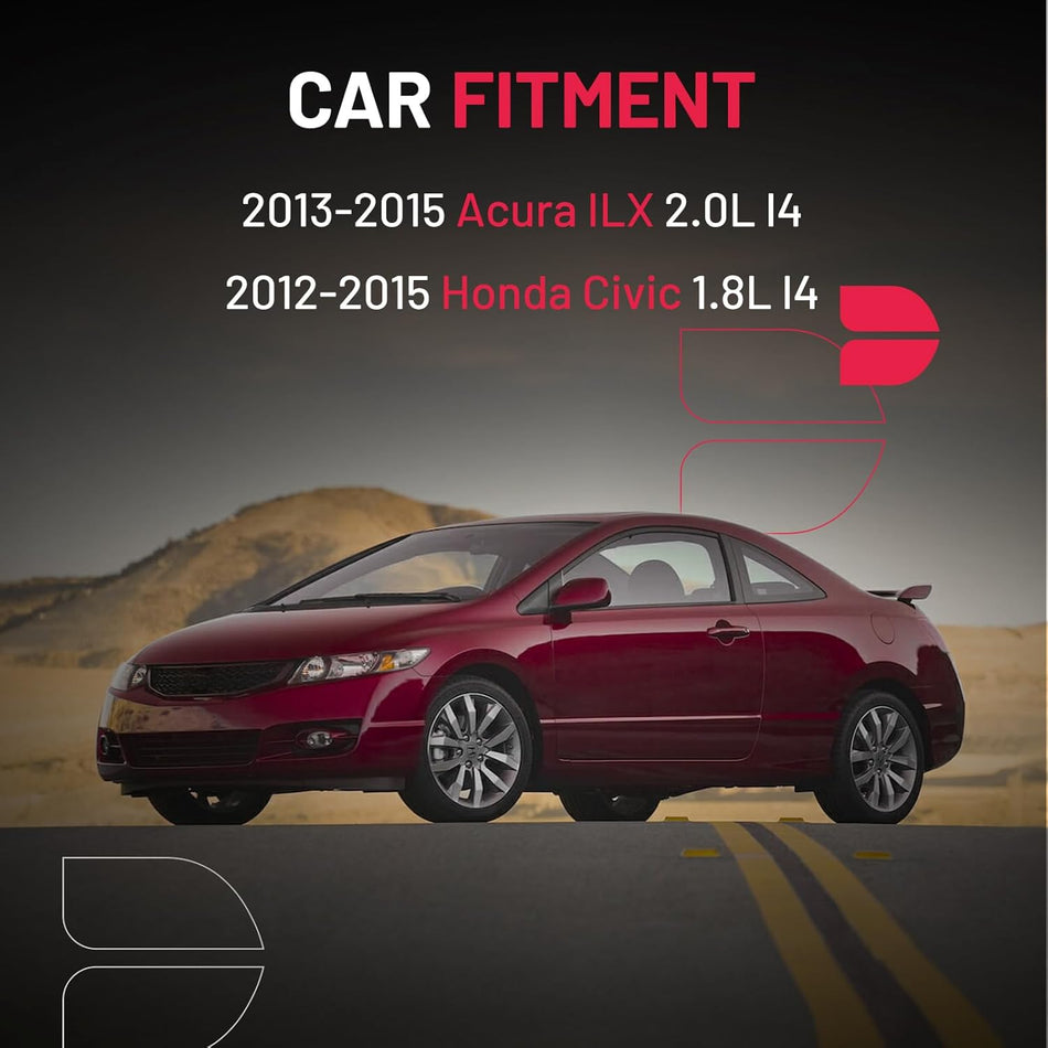 BDFHYK Ignition Coils UF672 and Iridium Spark Plug 97390 Compatible with Honda Civic Acura ILX l4 1.8L 2.0L Replaces C900 5C1880 GN10421 6732317 5C1880 LKR7BGP-S Set of 4