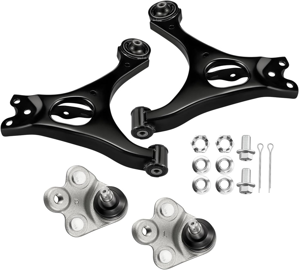 BDFHYK 2PCS Front Lower Control Arms,with Ball Joint Compatible with Acura CSX 2006-2011, Compatible with Honda Civic 2006-2011 Replace K620382, K620383