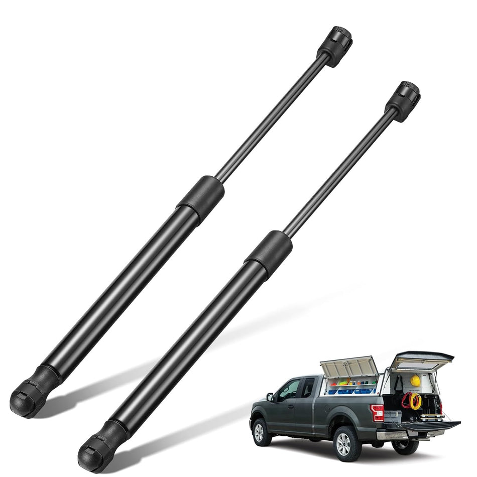 BDFHYK Lift Support C16-23993 15.7 inch 45Lbs/(200N Gas Struts Shocks for are Leer Camper Shell Topper Rear Window, Truck Bed Cover, Cabinet lid Door, Trap Door, Outdoor Bench, shed Window, Set of 2