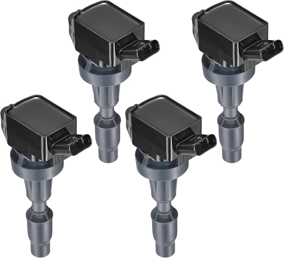 BDFHYK Ignition Coil Packs Compatible with Hyundai Kona Tucson Veloster Elantra GT Sonata,Compatible with Kia Seltos Soul Forte Koup Forte5 Optima 1.6L l4 Coil for UF817 C938 Set of 4