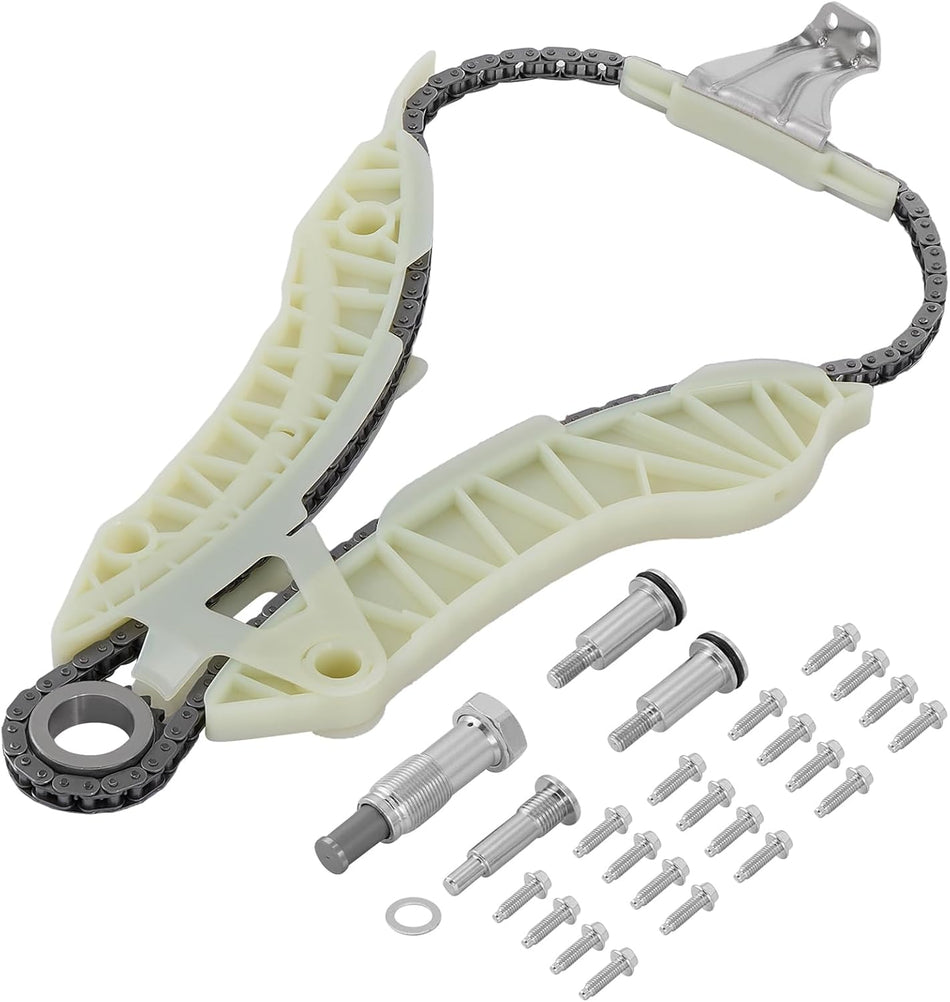 BDFHYK 1.6 Engine Timing Chain Kit with Sprocket Compatible with Mini Cooper 2007-2015, Cooper Paceman 2013-2016 R61, Cooper Countryman 2011-2016 R60 for 1.6L L4 DOHC Engines N12 N16 N18