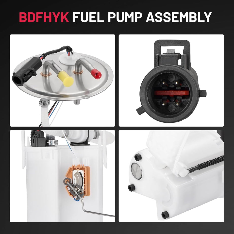 BDFHYK Electric Fuel Pump Module Assembly Compatible with Ford Escape 2004-2008, Compatible with Mercury Mariner 2005-2007, 2.3L 3.0L L4 V6 Replace E2453M