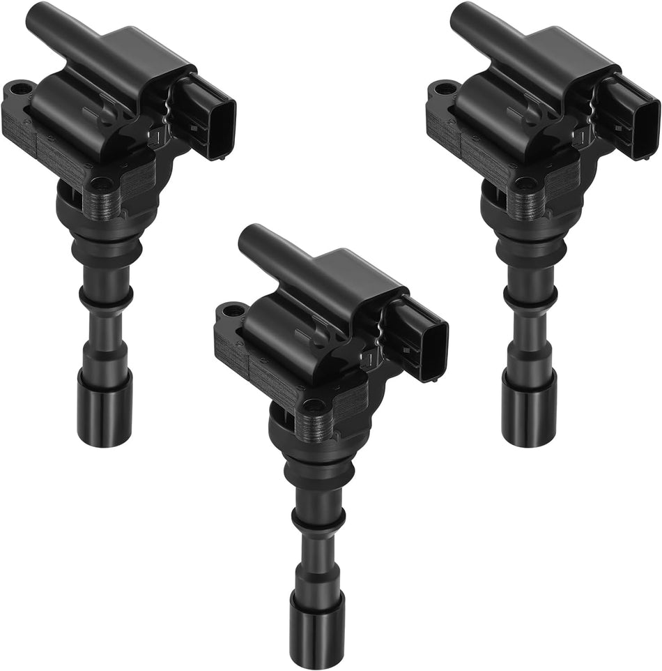 BDFHYK Ignition Coil Packs Compatible with Kia Sorento 2003-2006 3.5L V6, Coil for UF-431 C1445 E596D 5C1435 178-8288 E911 52-1777 IC551 27300-39800 37300-39800 Set of 3