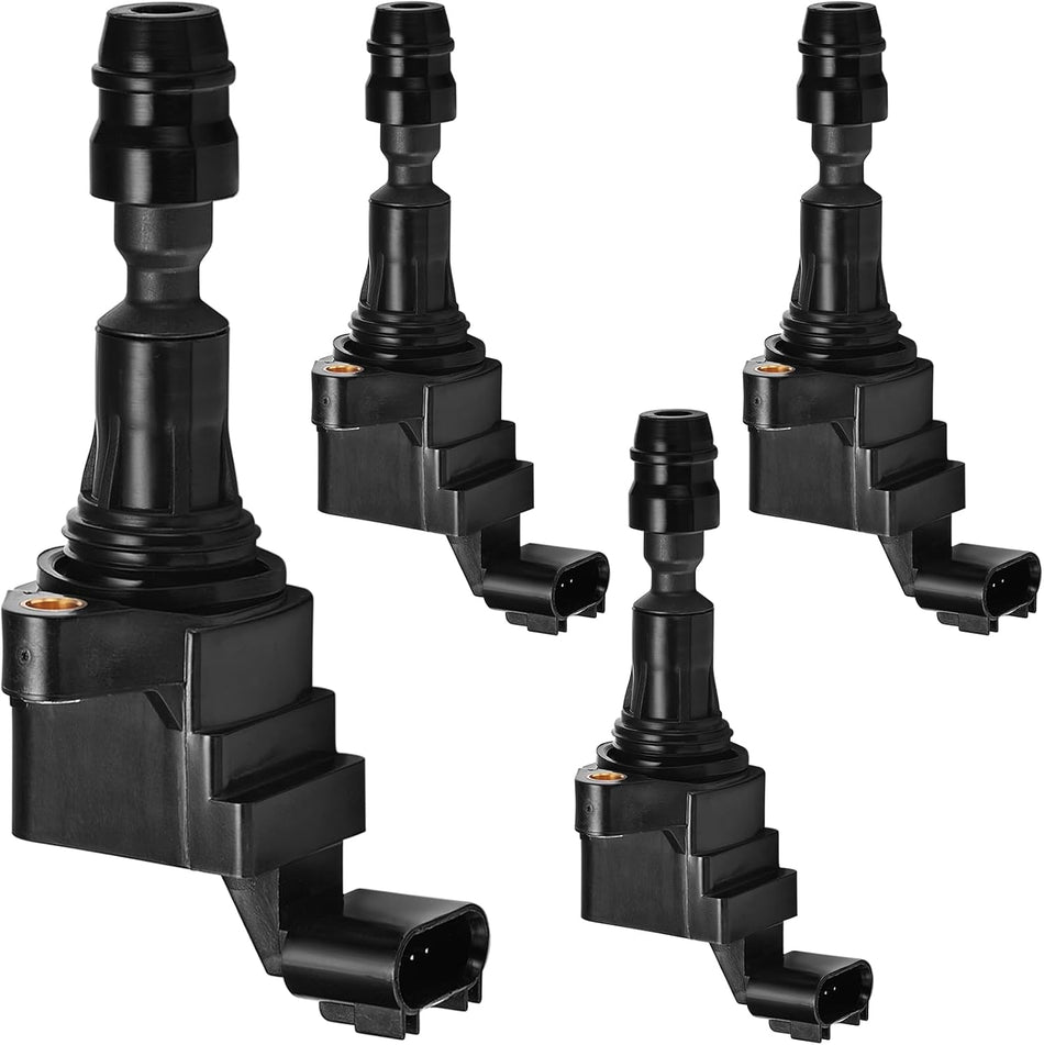 BDFHYK Ignition Coil Pack Set of 4 Compatible with Cobalt Equinox HHR Malibu Equinox, Compatible with Pontiac G6 Terrain G6 2.4L 2.2L 2.0L, Coil for UF491 UF645 D522C C155212638824