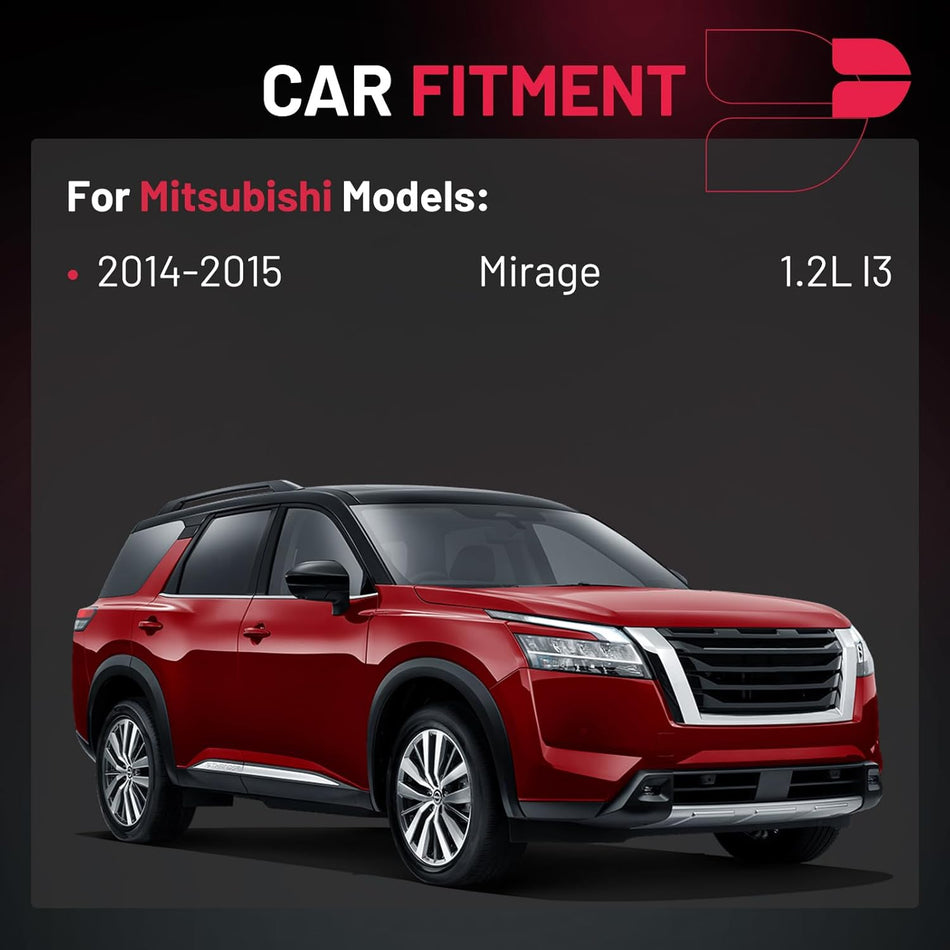 BDFHYK 3 Ignition Coil Pack UF815 and 3 Iridium Spark Plug 5018 Compatible with Mitsubishi Mirage 2014-2015 1.2L l3 Coil for 1832A057 1832A096 FK0443