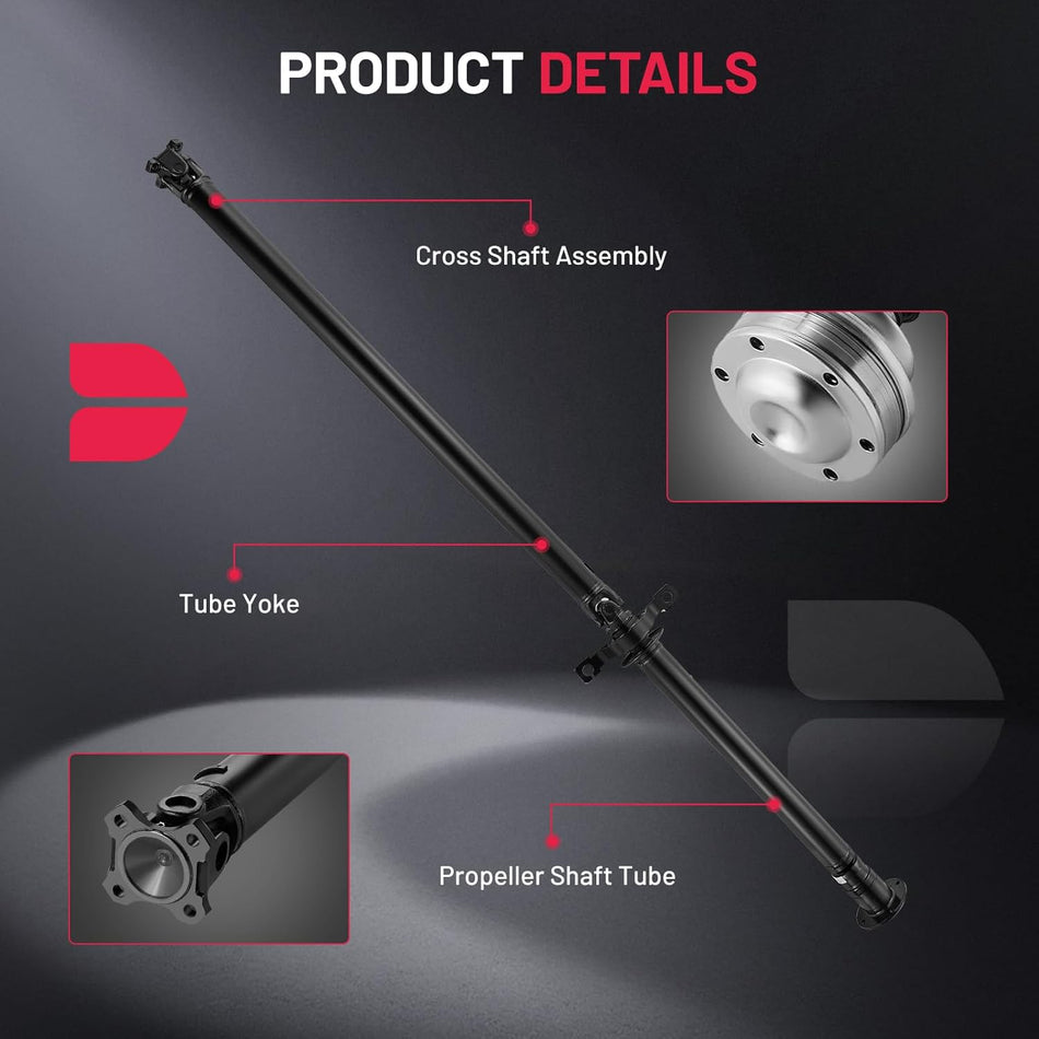 BDFHYK 936-846 Rear Drive Shaft Complete DriveShaft Assembly Compatible with Ford 2007-2014 Edge, Compatible with Lincoln 2007-2015 MKX, All Engine, AWD