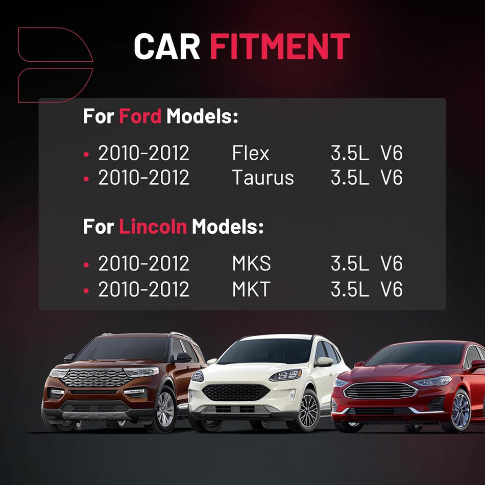 BDFHYK 6 Ignition Coil Pack UF612 and 6 Iridium Spark Plug SP534 Compatible with Ford 2010-2012 Flex,2010-2012 Taurus;Compatible with Lincoln 2010-2012 MKS,2010-2012 MKT 3.5L Coil for GN10843 5C1856