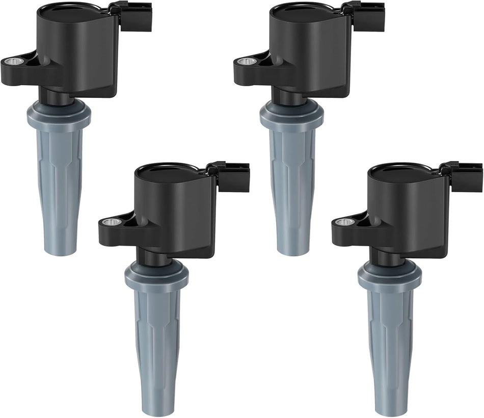 BDFHYK Ignition Coil Pack Set of 4 Compatible with Lincoln MKZ, Mariner Milan, Fusion Transit Connect Escape C-Max,Compatible with Mazda Tribute 2.0L 2.5L L4 Replacement for UF621 DG522 9E5Z12029A