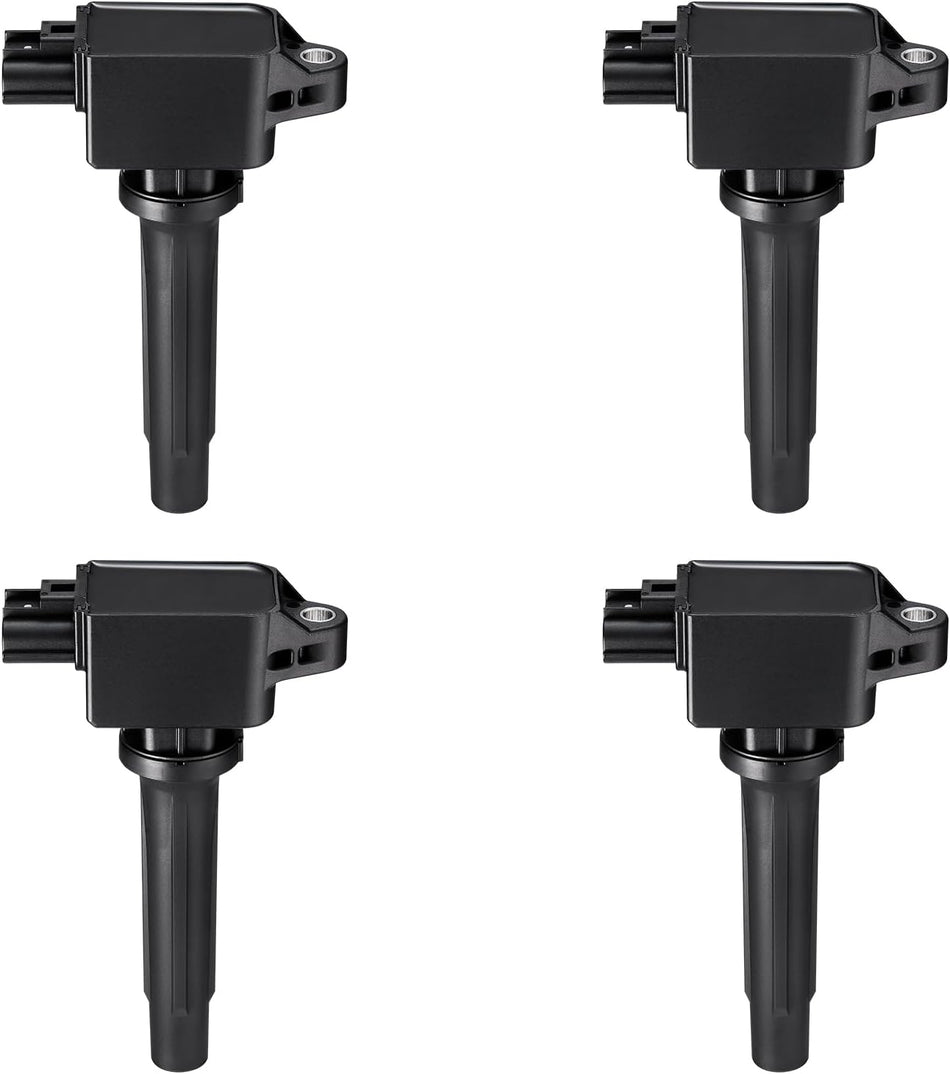 BDFHYK Ignition Coils Pack Compatible with Mazda 3 Sport 6 CX-3 CX-5 MX-5 Miata l4 2.0L 2.2L 2.5L Coil for UF656 UF805 UF656T C857 5C1894 1788527 COP574 48895 SKUF656T GN10625 PE0118100 Set of 4