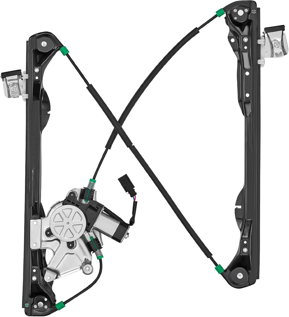 BDFHYK 6S4Z5423200BB Power Window Regulator with Motor Front Right, Compatible with Ford Focus 2000-2007