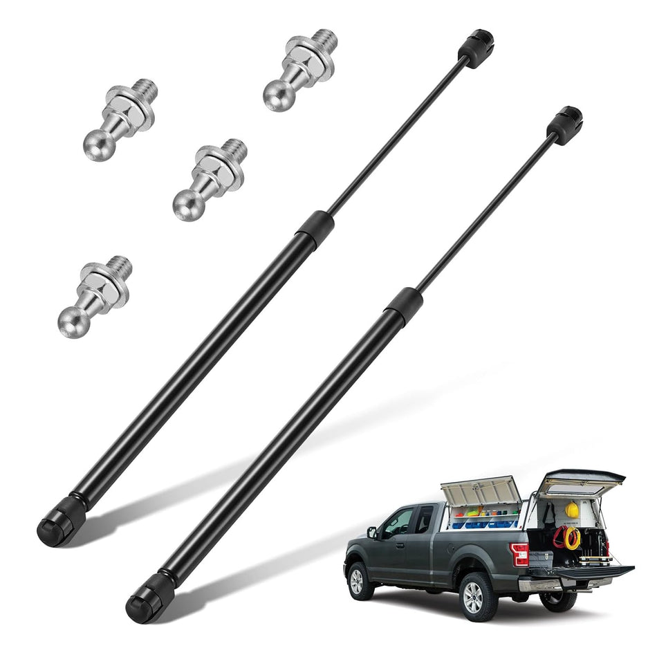 20 Inch Gas Struts 100lbs (445N) Heavy Duty Lift Support Replacement for C1608054, Camper Shell Truck Topper Toolbox RV Door Cabinet Lift Support, Set of 2 | BDFHYK