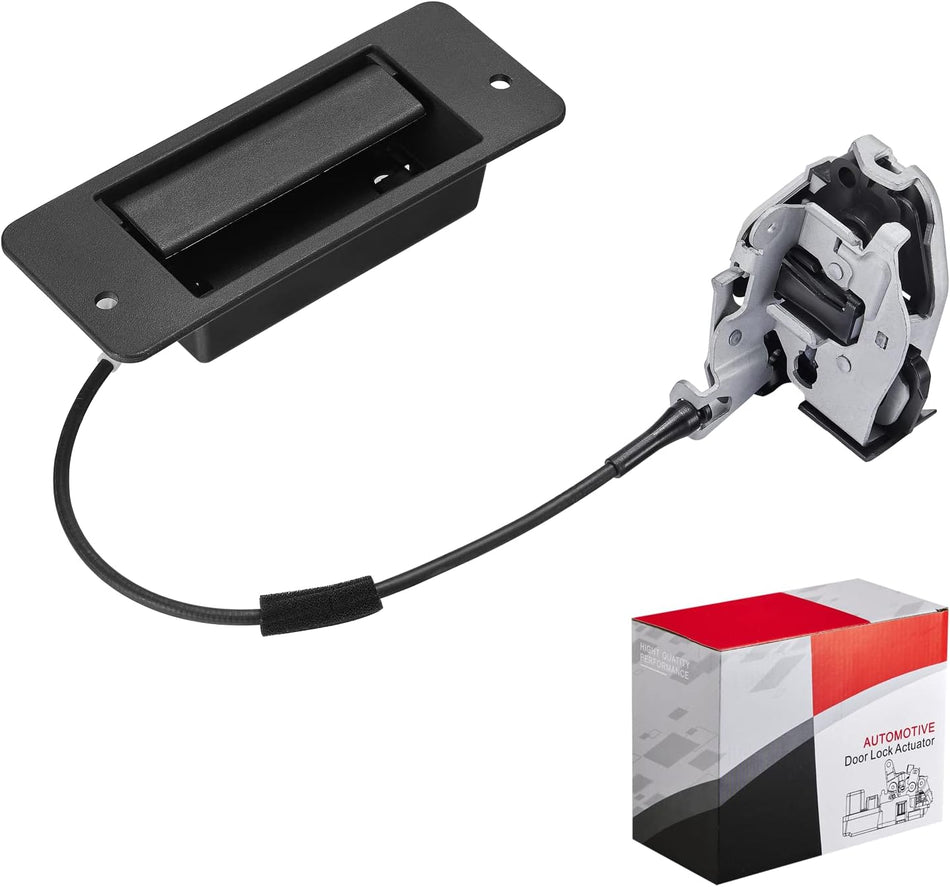 SYERAL E150-E350 Vans Rear Door Latch Assembly 8C2Z-15431A03-A Compatible with Ford E150 E250 E350 Econoline Van 1992-2019 Rear Left Driver Side Cargo Door Lock Latch