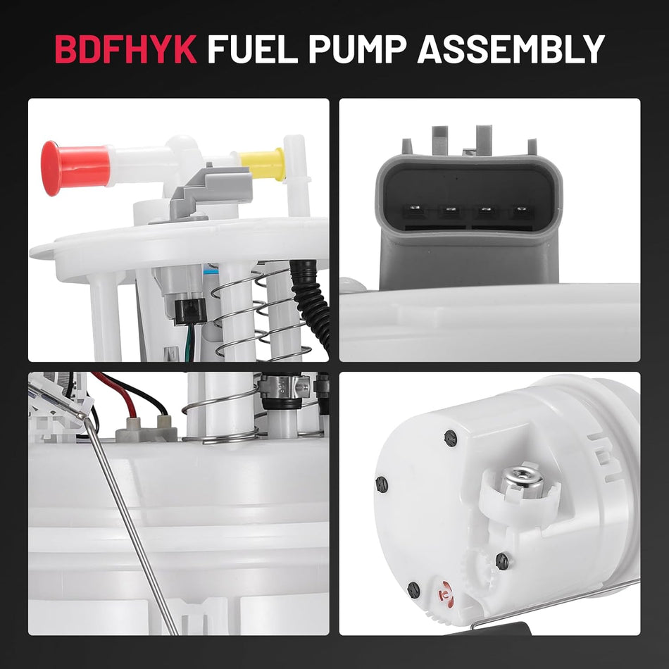 BDFHYK Electric Fuel Pump Module Assembly Compatible with Chrysler Sebring 2003-2006 2.4L l4, 2.7L V6, Compatible with Dodge Stratus 2003-2006 2.7L V6, 2.4L l4 Replace E7167M