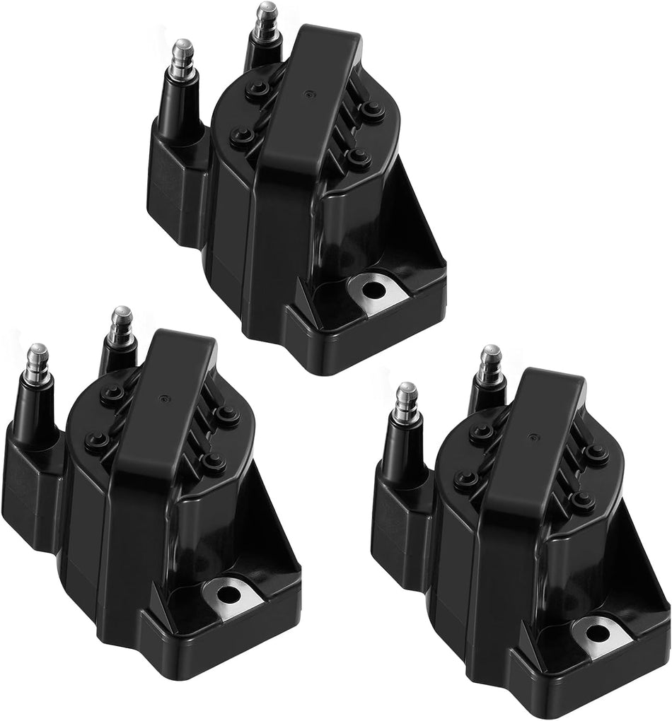 BDFHYK Ignition Coil Packs Compatible with Buick Century Electra LaCrosse,Compatible with Cadillac Allante,Camaro Corvette Impala Malibu Monte Carlo S10 Venture, Coil for 5C1058 C849 D555 Set of 3