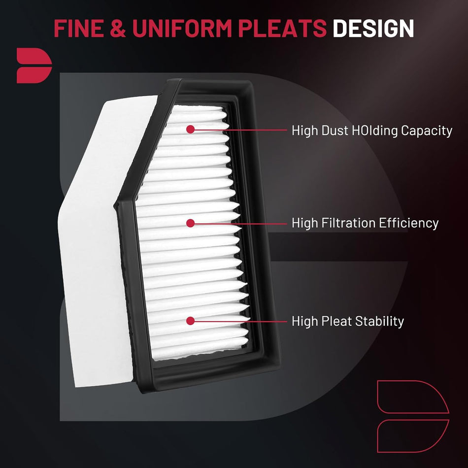 BDFHYK PA99814 Engine Air Filter Compatible with Nissan Rogue 2021-2022, 1.5L 2.5L, Replace# 165466RA0A