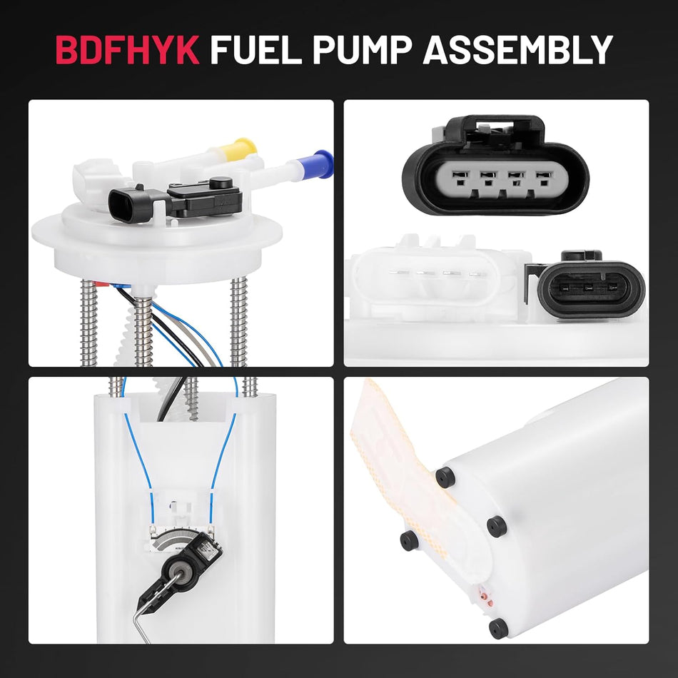 BDFHYK Electric Fuel Pump Module Assembly Compatible with Isuzu Amigo 1998-2000 3.2L V6 2.2L L4, Compatible with Isuzu Rodeo Sport 2002-2003 2.2L L4 Replace E8400M