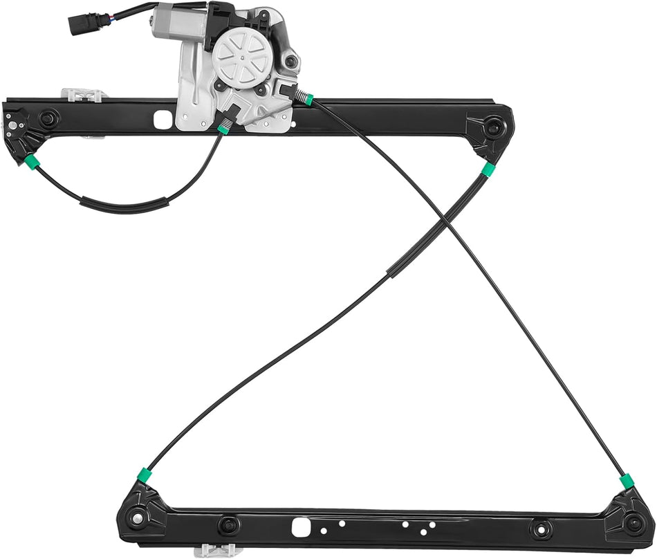 BDFHYK 741-489 Power Window Regulator with Motor Front Right for 2000 2001 2002 2003 2004 2005 2006 BMW X5 00 01 02 03 04 05 06