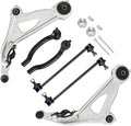 BDFHYK Front Control Arm Kit (6PCS) with Ball Joints & Tie Rod Ends For 2014-2019 Infiniti QX60, 2013-2019 Nissan Pathfinder