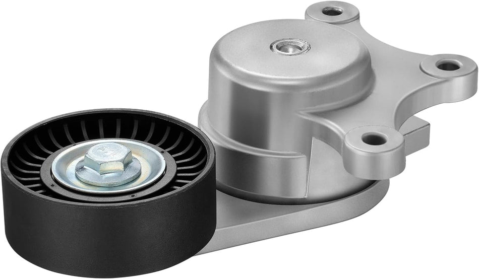 BDFHYK 38485 Belt Tensioner Assembly Pulley Compatible with 2007-2020 Edge Explorer Flex Fusion Police Interceptor Sedan/Utility Taurus(X)&Lincoln Continental MKS MKT MKX &Mazda CX-9&Mercury Sable