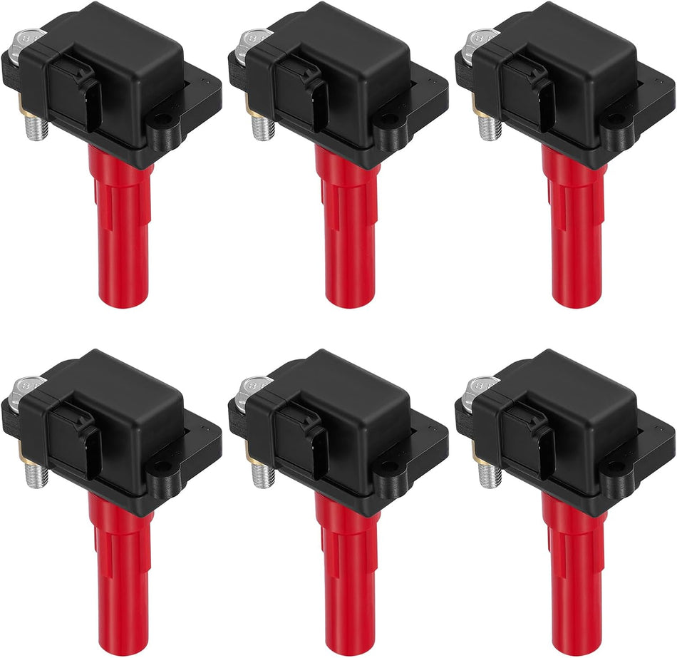 BDFHYK Ignition Coil Packs Compatible with Subaru 2006-2007 B9 Tribeca, 2008-2009 Legacy, 2001-2009 Outback, 2008-2009 Tribeca 3.0L H6, Coil for 48674 C-897 GN10435 U5190 22433AA531 UF287 Set of 6