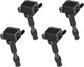 BDFHYK 4PCS Ignition Coil Pack UF816 for Hyundai Elantra Sonata, Kia Forte Optima 2.0L L4