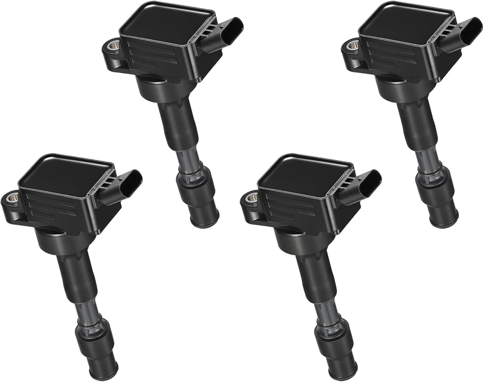 BDFHYK Ignition Coil Pack Compatible with Hyundai Elantra Kona Sonata Veloster, Compatible with Kia Forte Optima 2.0L 27300-2E601 UF816, Set of 4