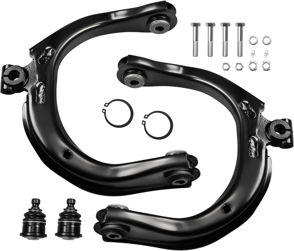 BDFHYK Control Arms 4pcs,with Ball Joint Compatible with Chevrolet SSR/TrailBlazer/TrailBlazer EXT 2002-2009, Compatible with GMC Envoy XL/Envoy XUV 2002-2009 Replace K640294,K640293,K6664