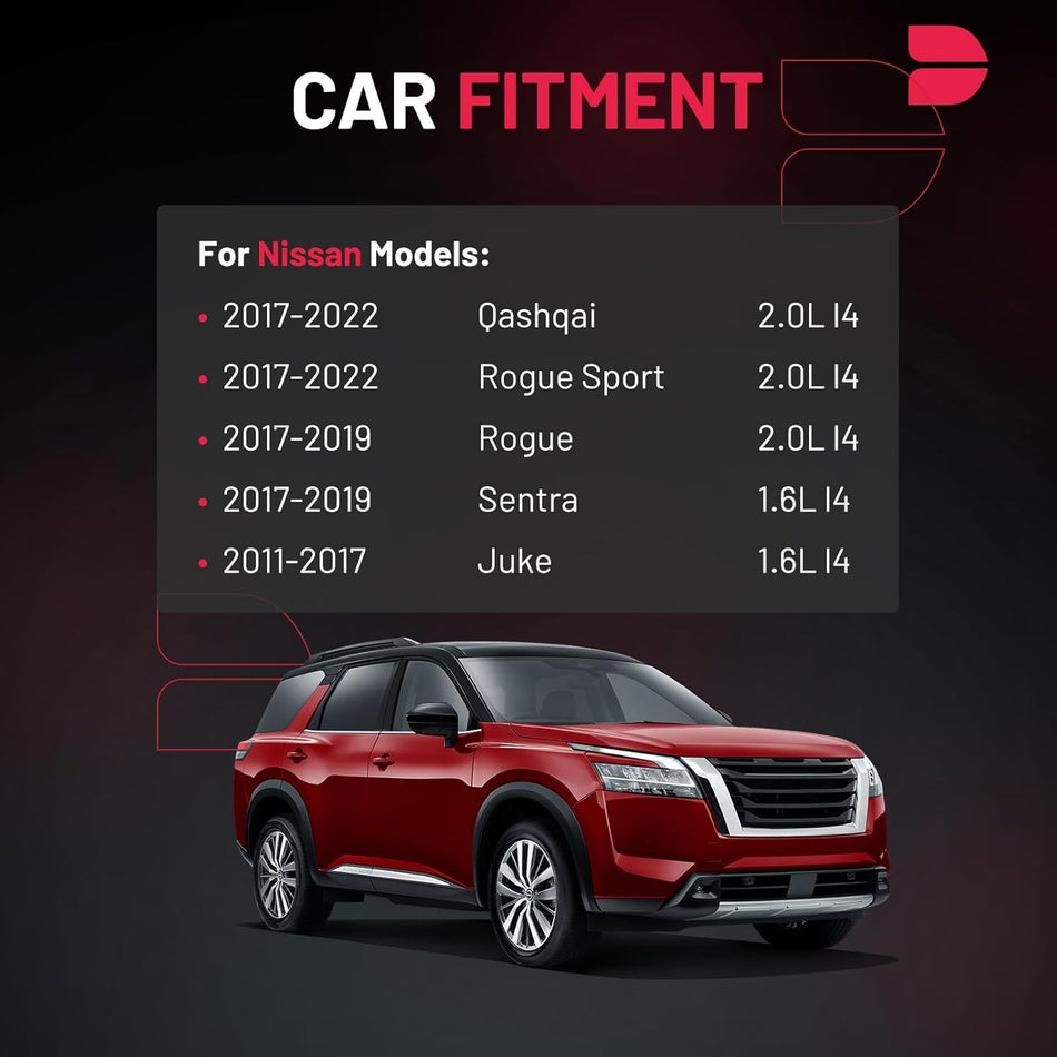 BDFHYK Ignition Coil Pack Set of 4 Compatible with Nissan 2017-2022 Qashqai 2017-2022 Rogue Sport 2017-2019 Rogue 2017-2019 Sentra 2011-2017 Juke 1.6L 2.0L L4 Replacement for UF659 GN10614 1788535