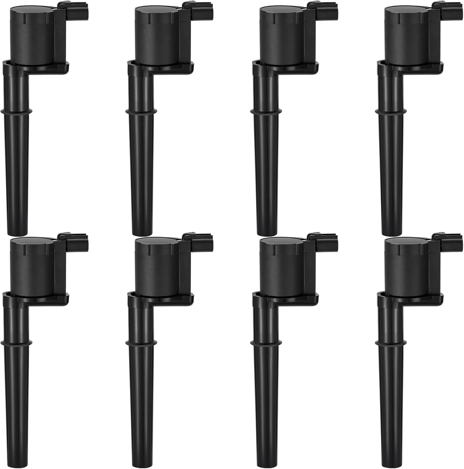 BDFHYK Ignition Coil Packs Compatible with Avanti GT Mustang Aviator Blackwood Continental Mark VIII Navigator Marauder AIV Roadster Esperante Mangusta 4.6L 5.4L,Coil for DG543 UF191 C1128 Set of 8