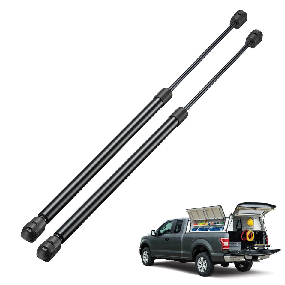 BDFHYK C16-17796 20 inch 110Lbs/490N Gas Struts Shocks Lift Support for are Leer Camper Shell Topper Rear Window, Truck Bed Cover, Cabinet lid Door, Trap Door, Outdoor Bench, shed Window, Set of 2