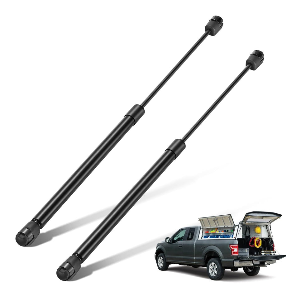 BDFHYK C16-02622 17in/28Lbs (127N) Gas Shocks Struts for Leer are SnugTop Camper Shell Truck Topper Rear Window, Truck Pickup Cab Canopy Door, Set of 2