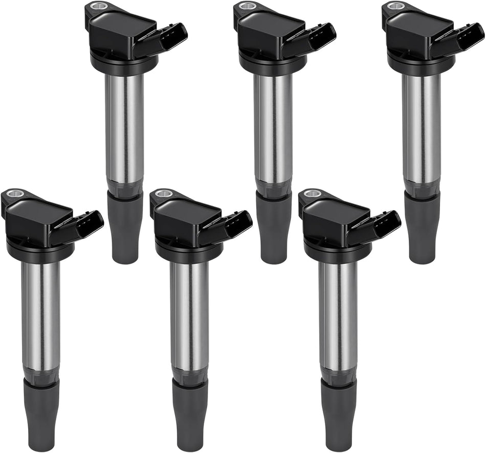 BDFHYK Ignition Coil Packs Compatible with Lexus GS350 GS450h IS300 IS350 LC500h LS500h RC300 RC350 RX350 RX450hL,Compatible with Toyota Highlander Tacoma,Coil for C961 C-961 UF-796 UF796 Set of 6