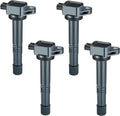 BDFHYK 4PCS Ignition Coil Pack UF602 for Acura ILX TSX Honda Civic Crosstour CR-V Accord 2.4L L4