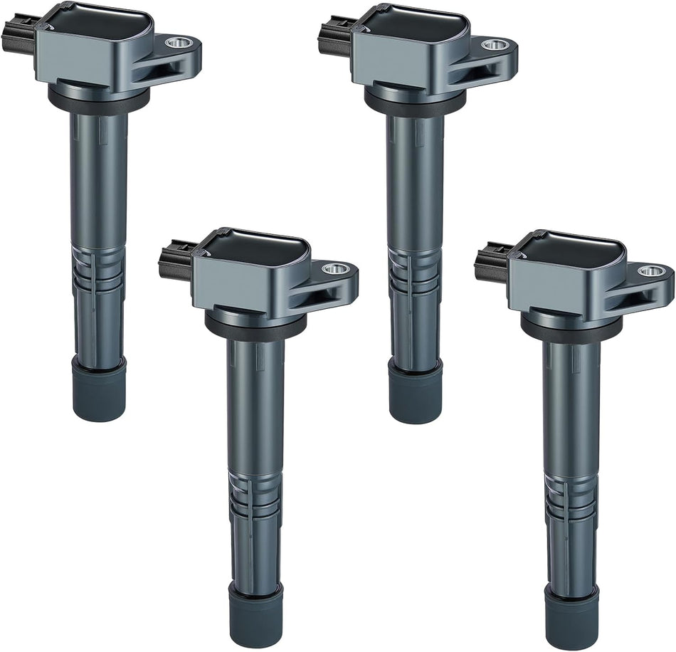 BDFHYK Ignition Coil Pack UF602 Set of 4 Compatible with Acura ILX TSX Honda Civic Crosstour CR-V Accord 2.4L L4 Replacement for C1662 5C1719 E1102 52-2074 IC692 30520-R40-007