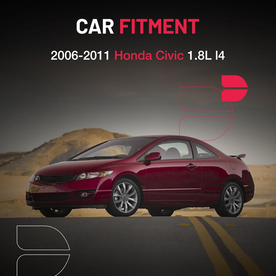 BDFHYK Ignition Coils Pack Compatible with 2006-2011 Honda Civic l4 1.8L Coil for UF582 C1580 099700-102 DQ50132 610-50104 5C1637 E1082 52-1874 IC662 30520-RNA-A01 30520RNAA01 Set of 4