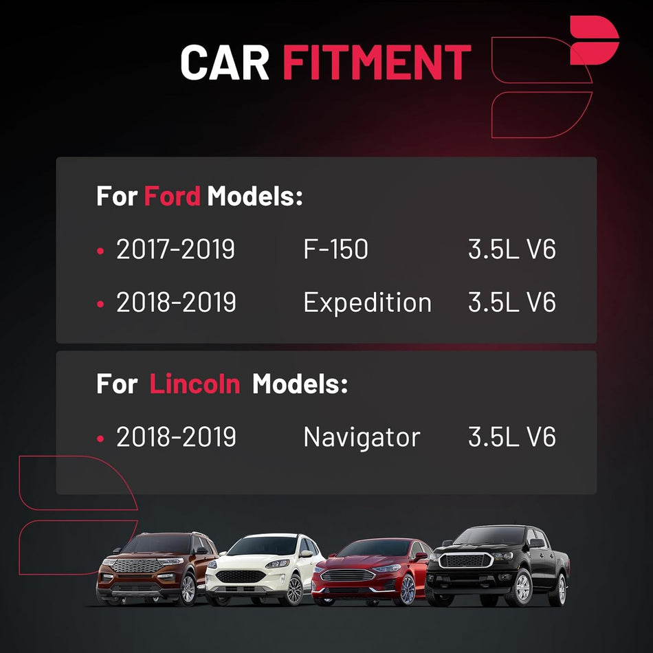 BDFHYK Ignition Coil Pack UF826 and Iridium Spark Plugs 94372 Compatible with Lincoln 2018-2019 Navigator, 2017-2019 F-150 2018-2019 Expedition 3.5L V6 GN10892,Set of 6